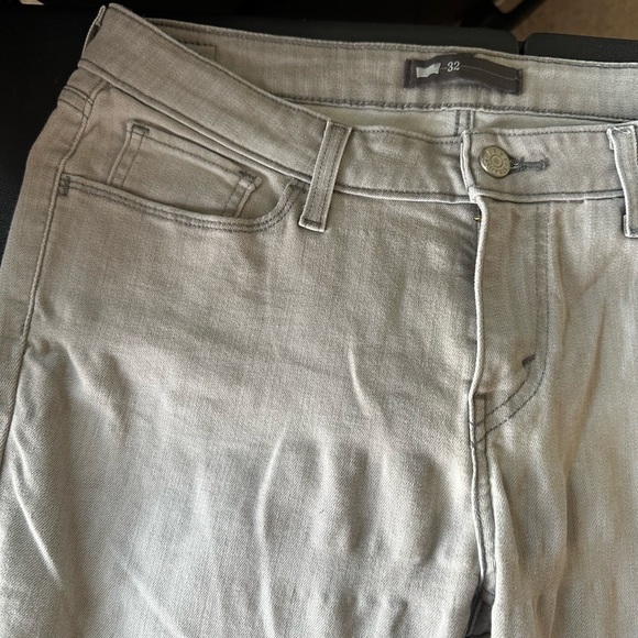 Levi’s Gray Skinny Jeans Size 32 - Picture 2 of 7